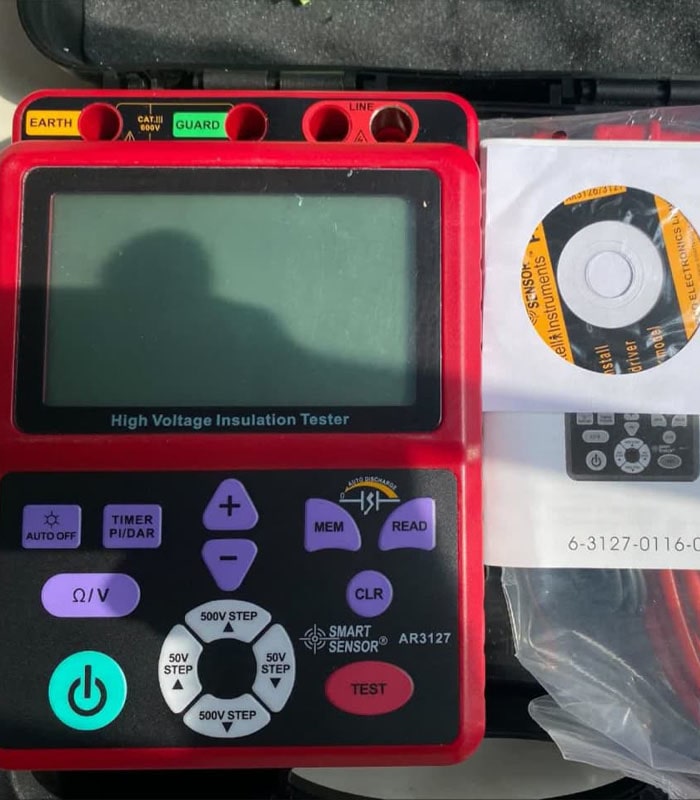 Digital High Voltage Insulation Resistance Tester 250V~5000V